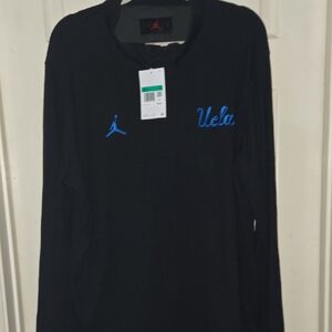 Jordan Black and Blue UCLA Long Sleeve Shirt
